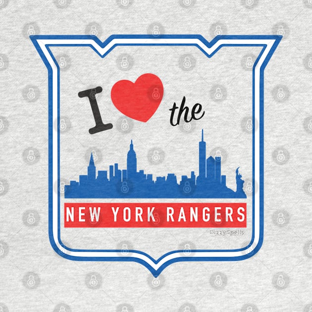 I Love the Rangers!! by DizzySpells Designs